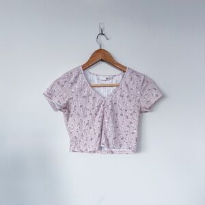 3/$20⚡️ SO Women's Juniors Cropped T Shirt Pink Coquette Danity Short Sleeve